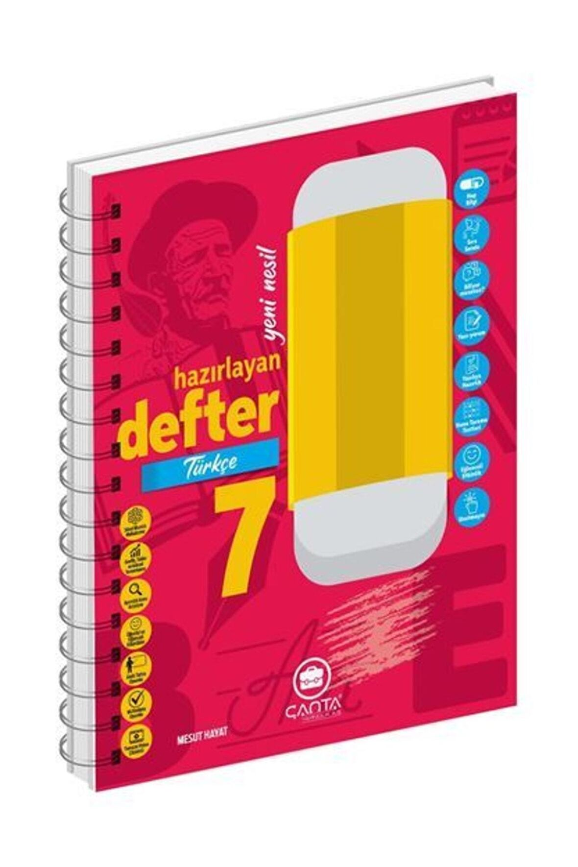 7. Sınıf Türkçe Okula Yardımcı Hazırlayan Defter