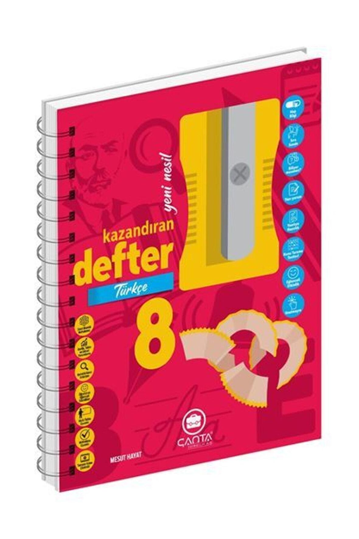 8. Sınıf Türkçe Okula Yardımcı Kazandıran Defter