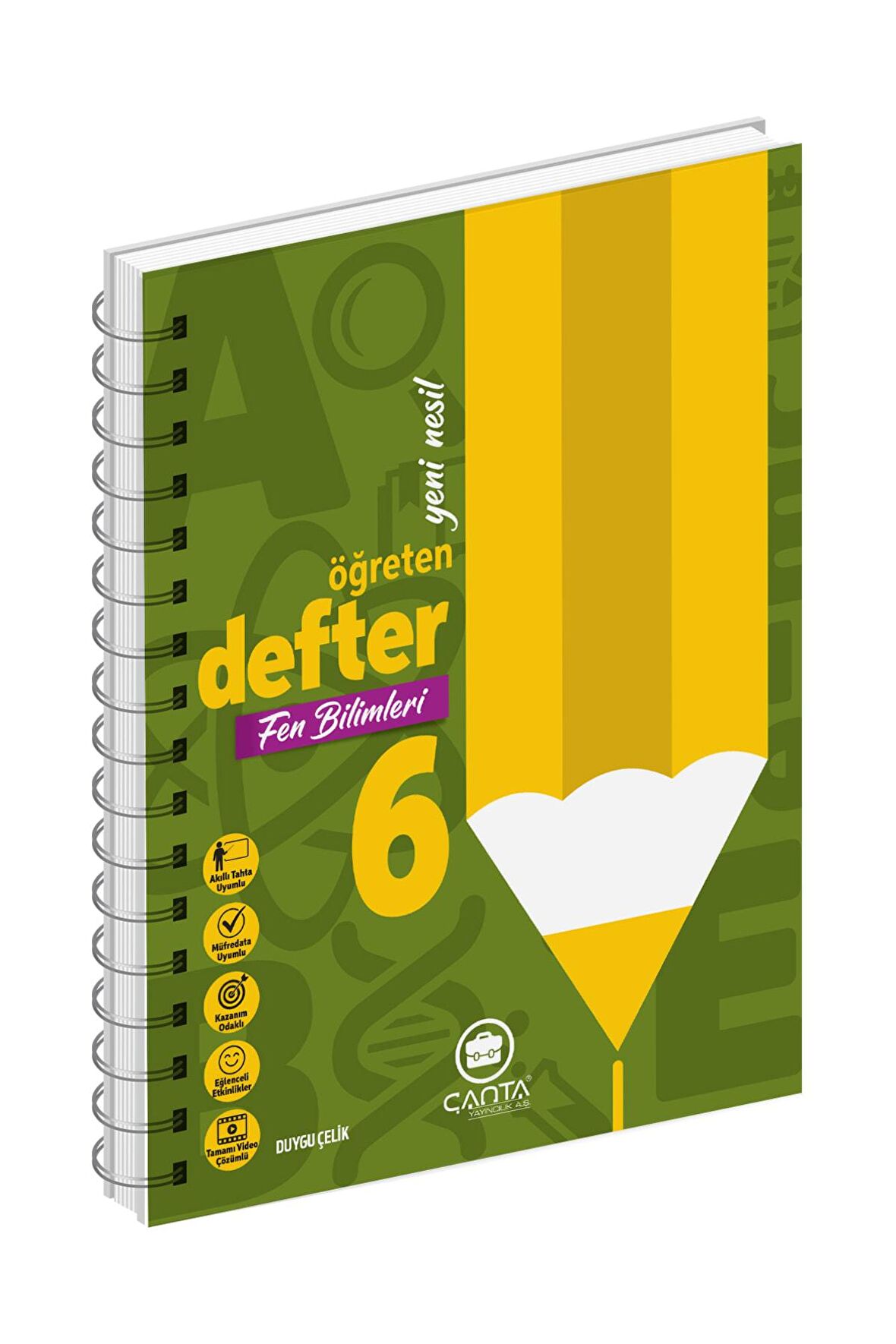 6. Sınıf Fen Bilimleri Okula Yardımcı Öğreten Defter