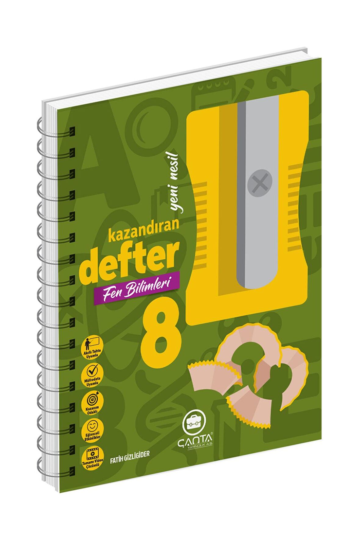 8. Sınıf Fen Bilimleri Okula Yardımcı Kazandıran Defter