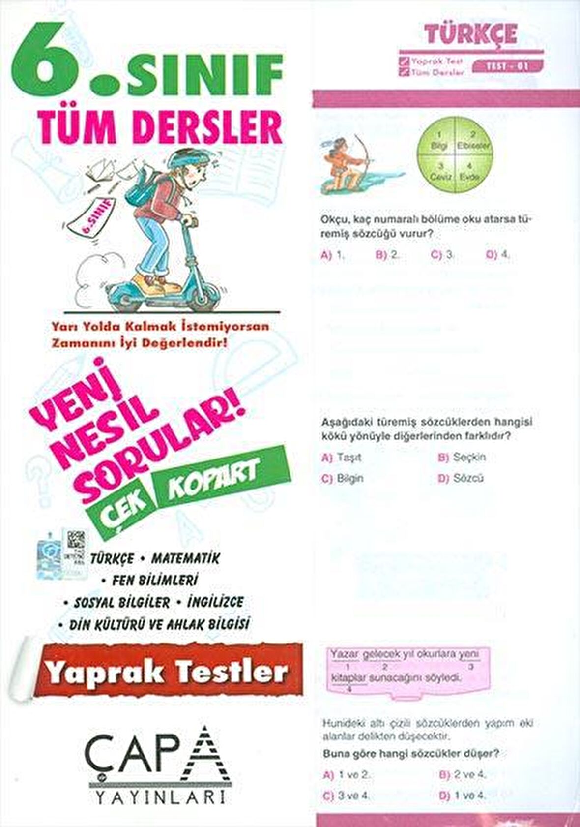 6. Sınıf Tüm Dersler Yaprak Test