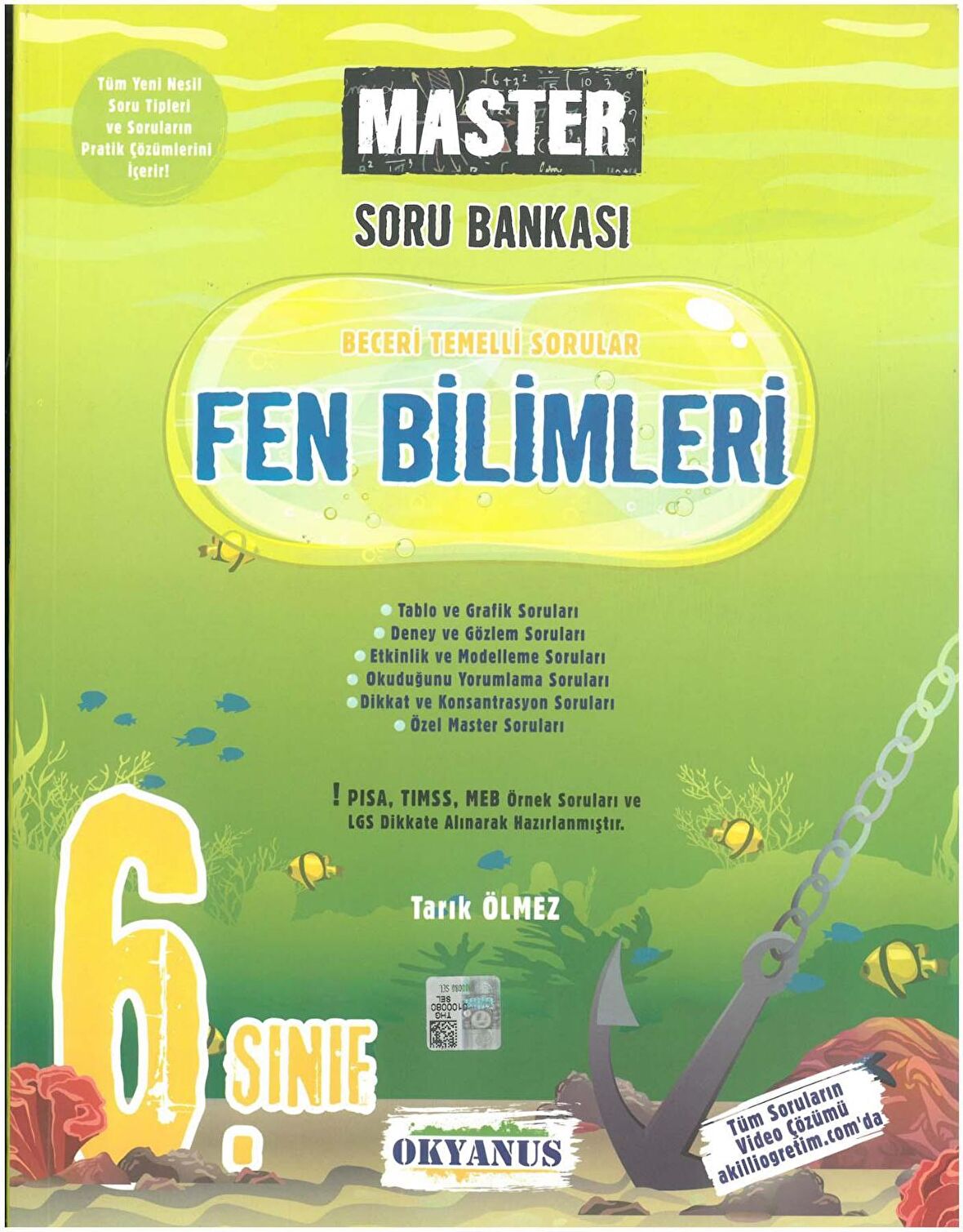 OKYANUS 6.SINIF FEN BİLİMLERİ SORU BANKASI MASTER