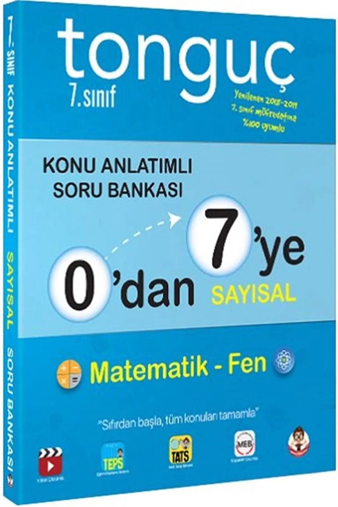 0 dan 7 ye Sayısal Konu Anlatımlı Soru Bankası Tonguç Yayınları