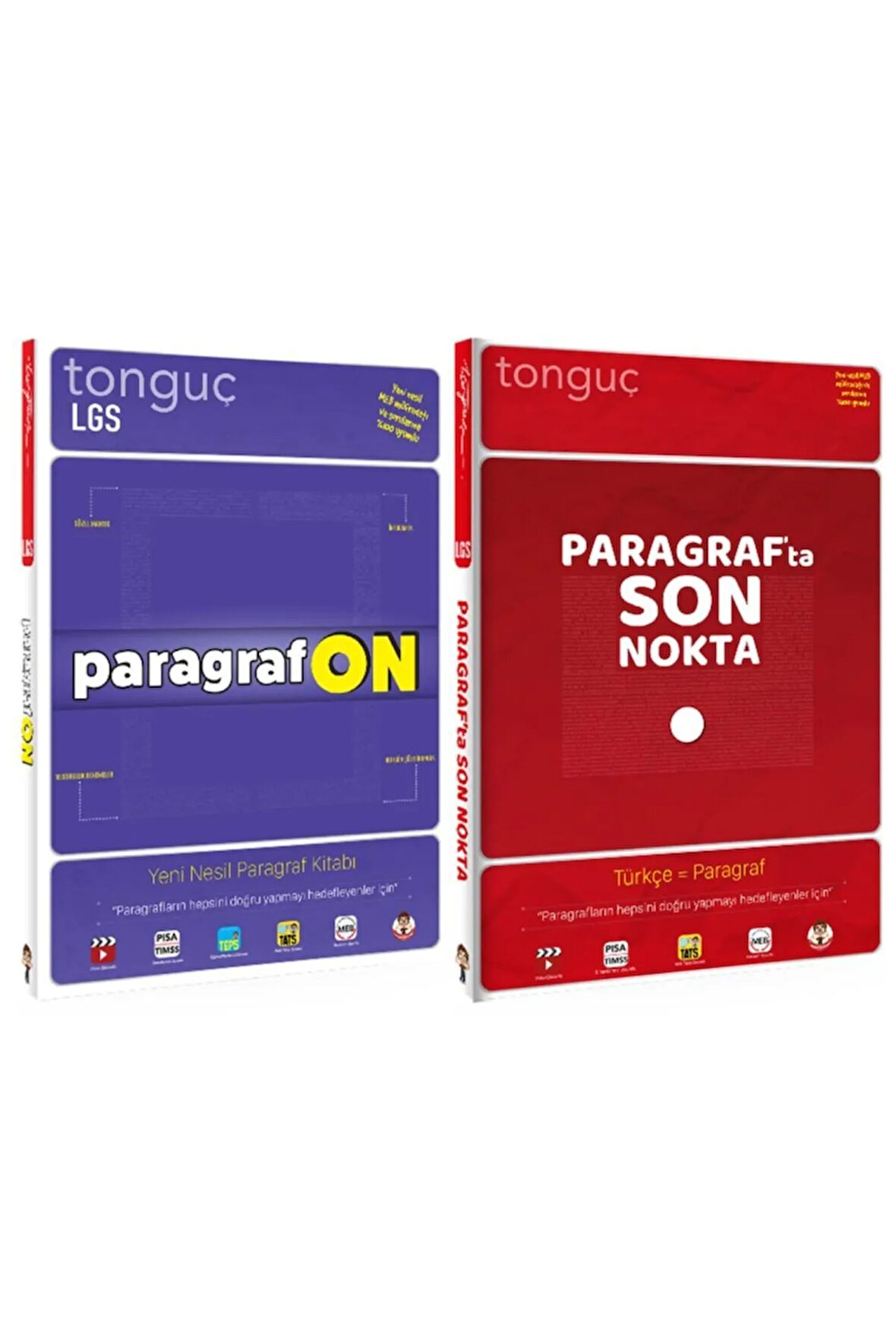 Tonguç - Lgs 8. Sınıf - Paragraf Denemeleri - Paragrafon Ve Parafrafta Son Nokta - 2 Kitap