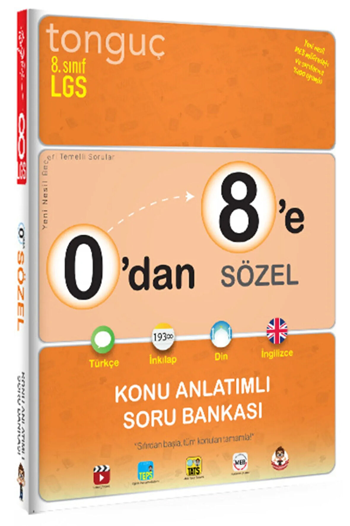 Tonguç Yayınları 0'dan 8'e Sözel Konu Anlatımlı Soru Bankası 2021