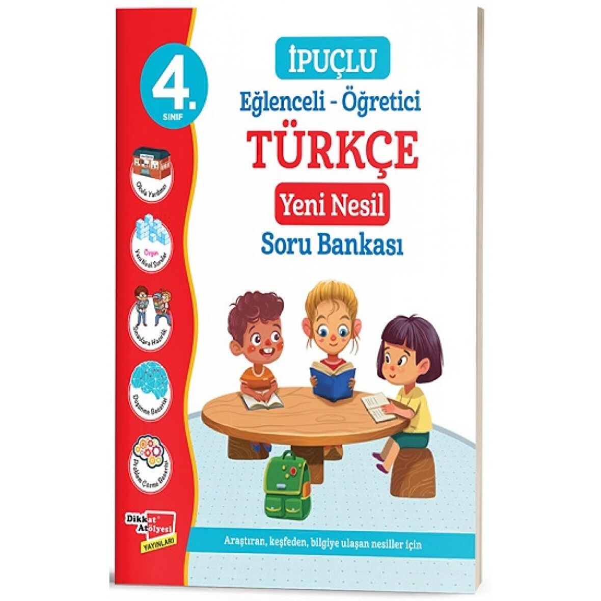 4. Sınıf Eğlenceli - Öğretici İpuçlu Türkçe Yeni Nesil Soru Bankası