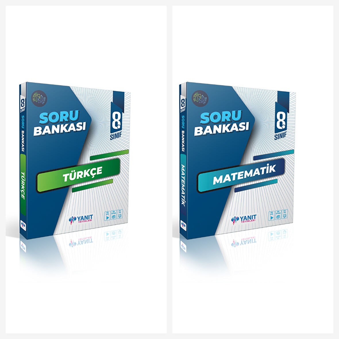 8.sınıf Türkçe & Matematik Soru Bankası