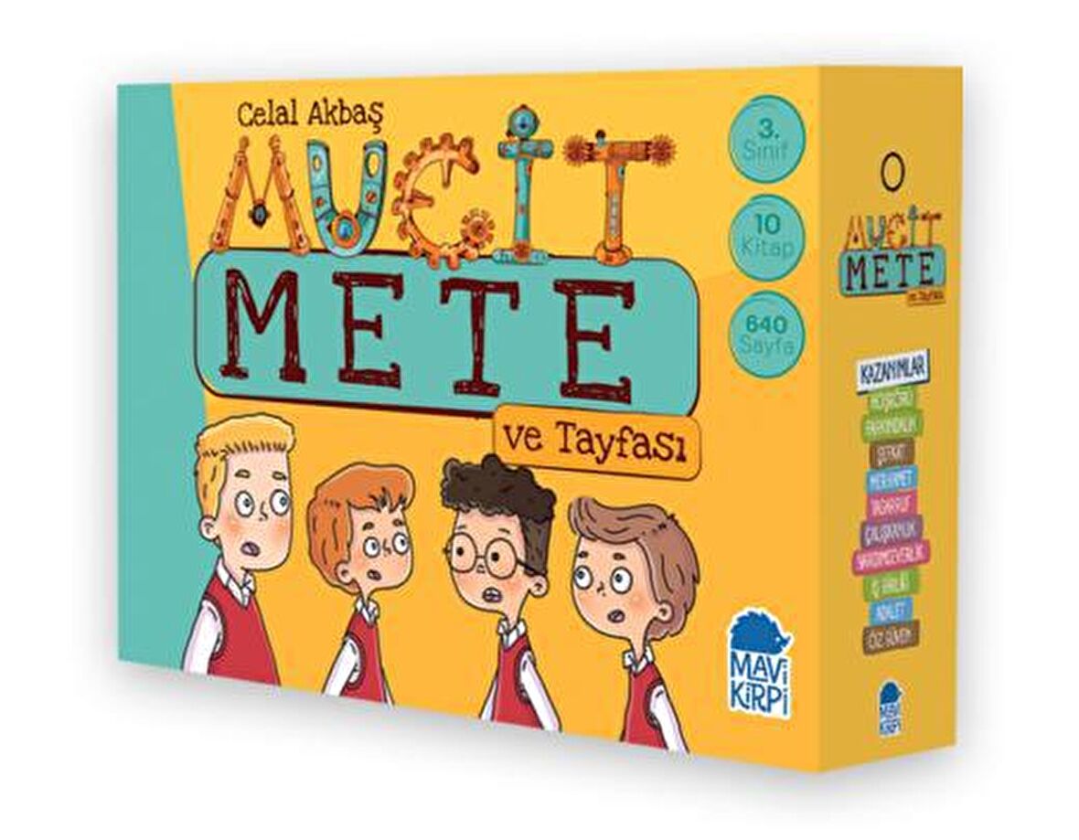 Mucit Mete ve Tayfası 3. Sınıf Hikaye Seti (10 Kitap Takım)