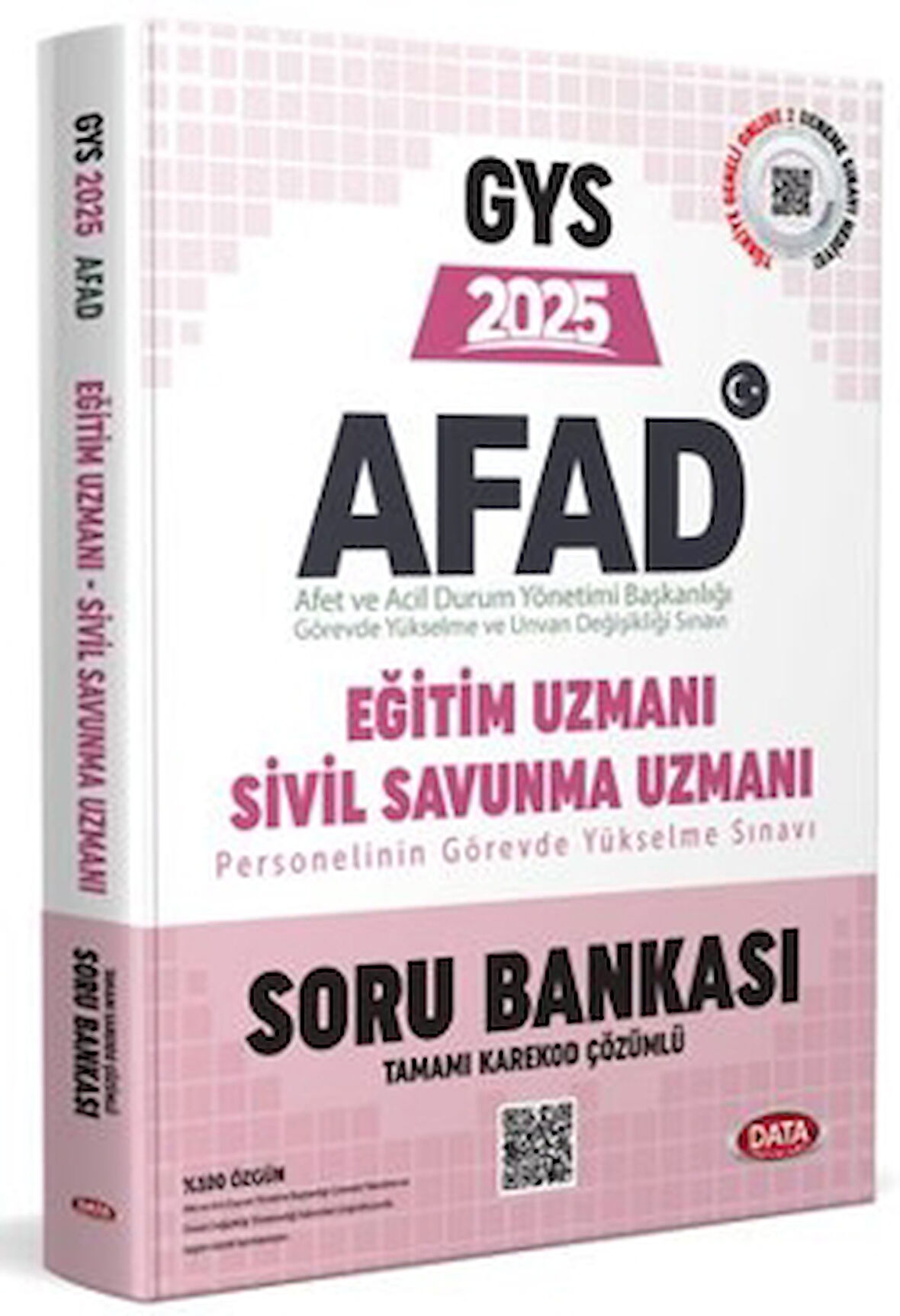 AFAD Eğitim Uzmanı İle Sivil Savunma Uzmanı GYS Soru Bankası - Karekod Çözümlü
