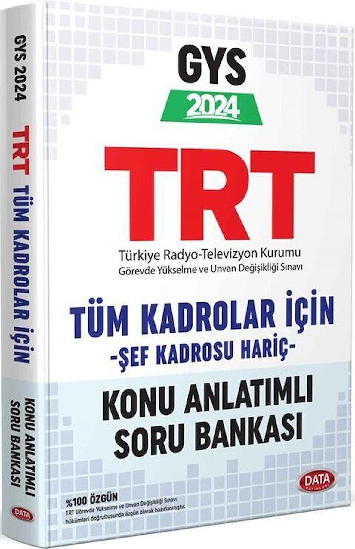 2024 GYS TRT Tüm Kadrolar İçin Konu Anlatımlı Soru Bankası Data Yayınları