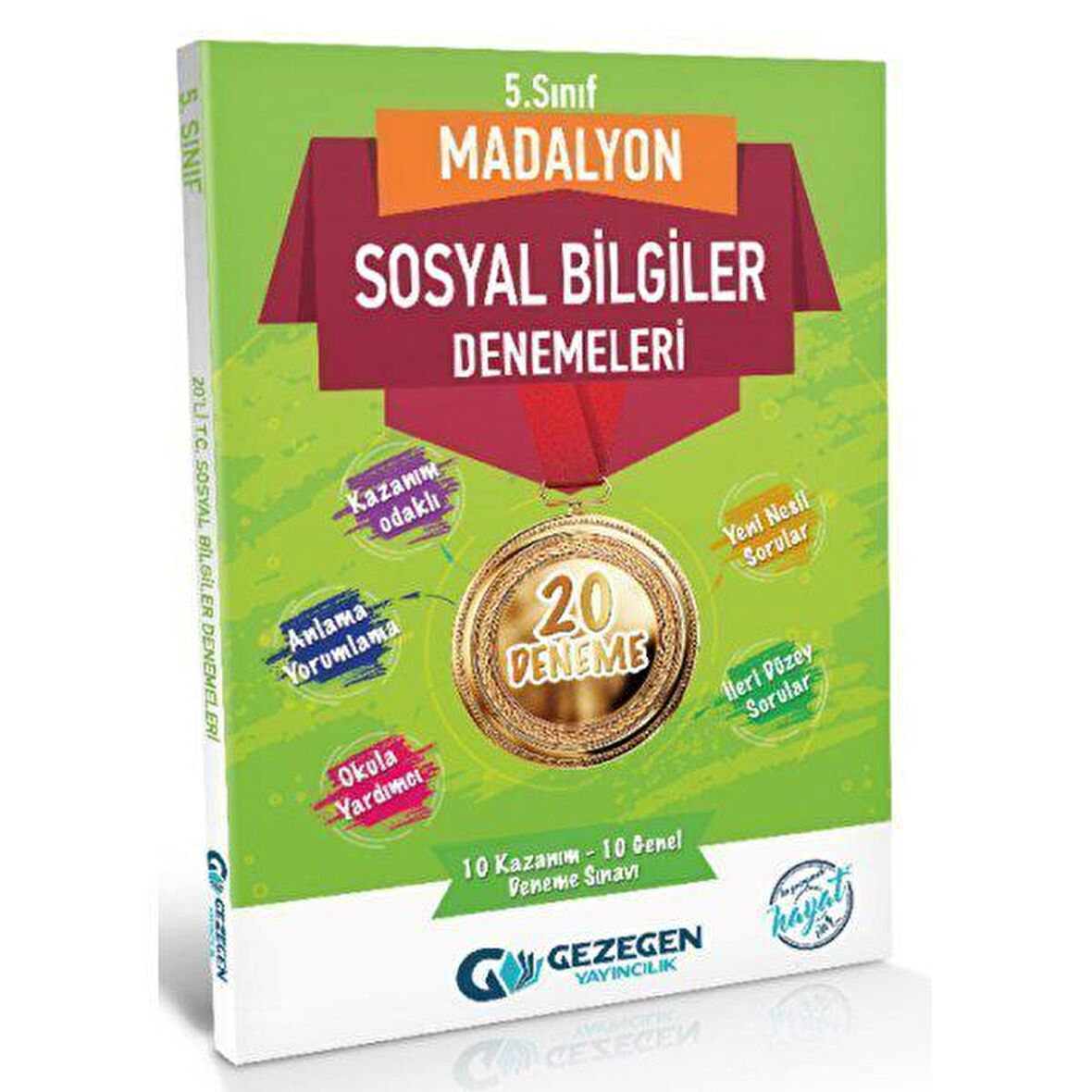 Gezegen Yayınları 5. Sınıf Sosyal Bilgiler Madalyon 20 Deneme