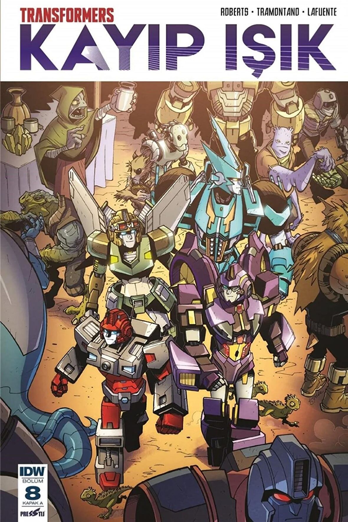 Transformers Kayıp Işık Bölüm 8 (Kapak A)