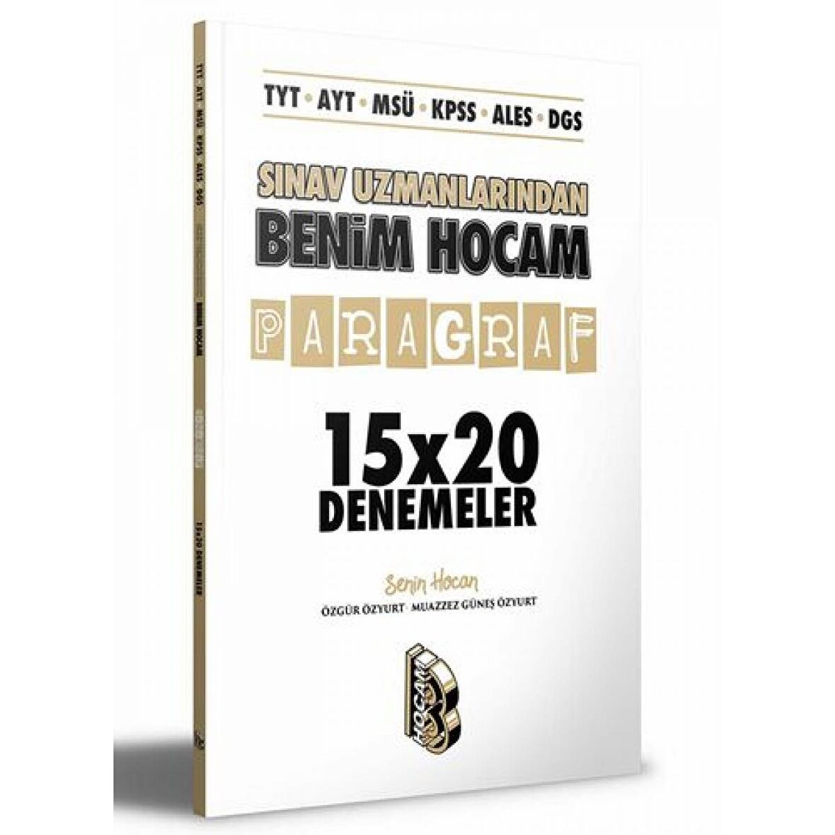 TYT - AYT - MSÜ - KPSS - ALES - DGS Sınav Uzmanlarından Paragraf 15x20 Denemeler Benim Hocam Yayınları