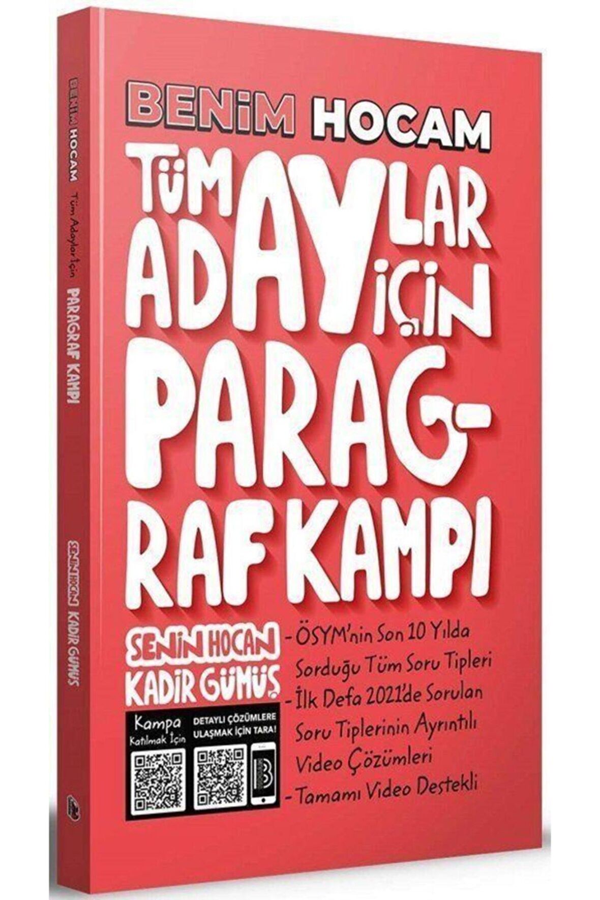 Benim Hocam Yayınları 2022 Tüm Adaylar İçin Paragraf Kampı