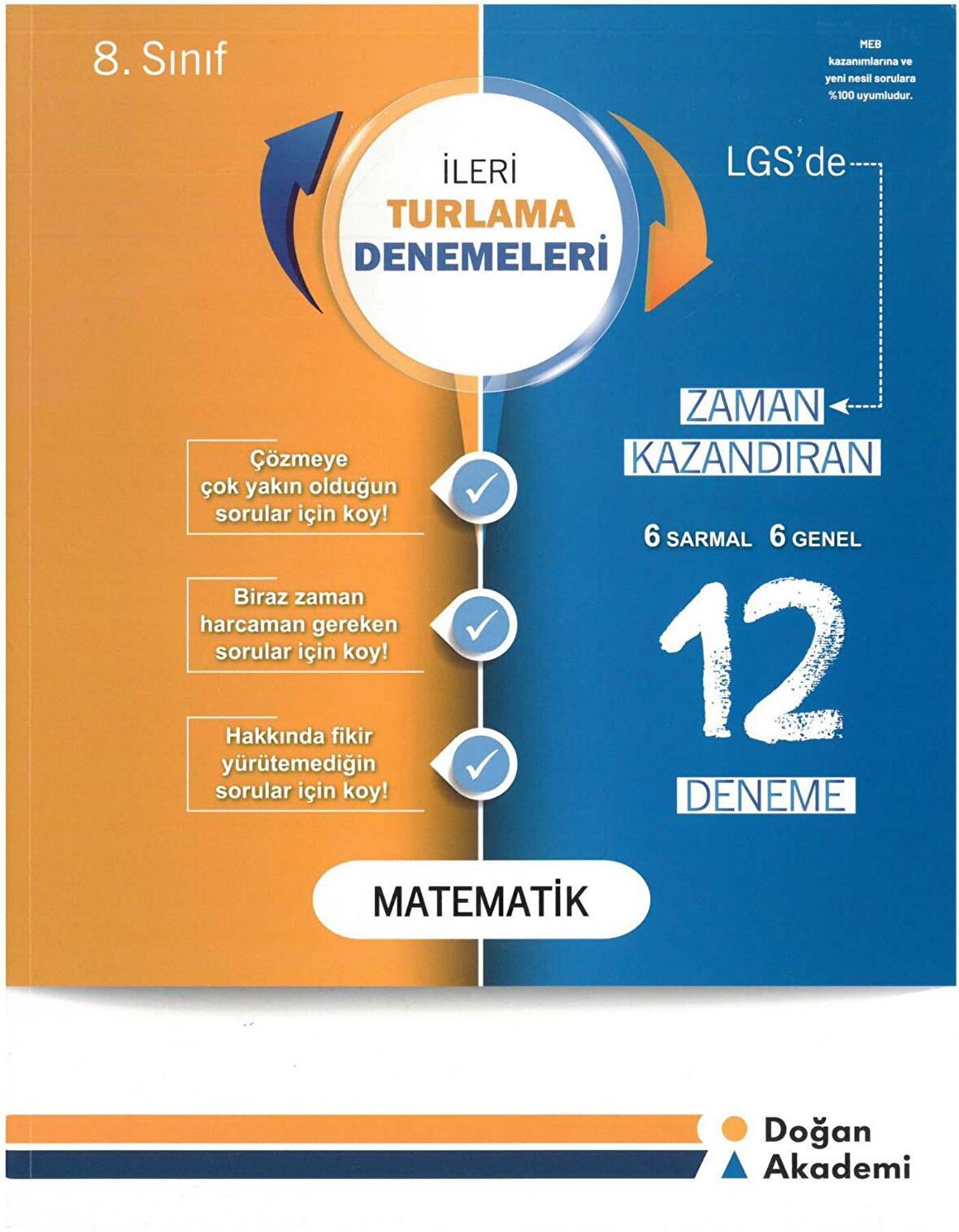 Doğan Akademi 8.Sınıf Matematik İleri Turlama Denemeleri