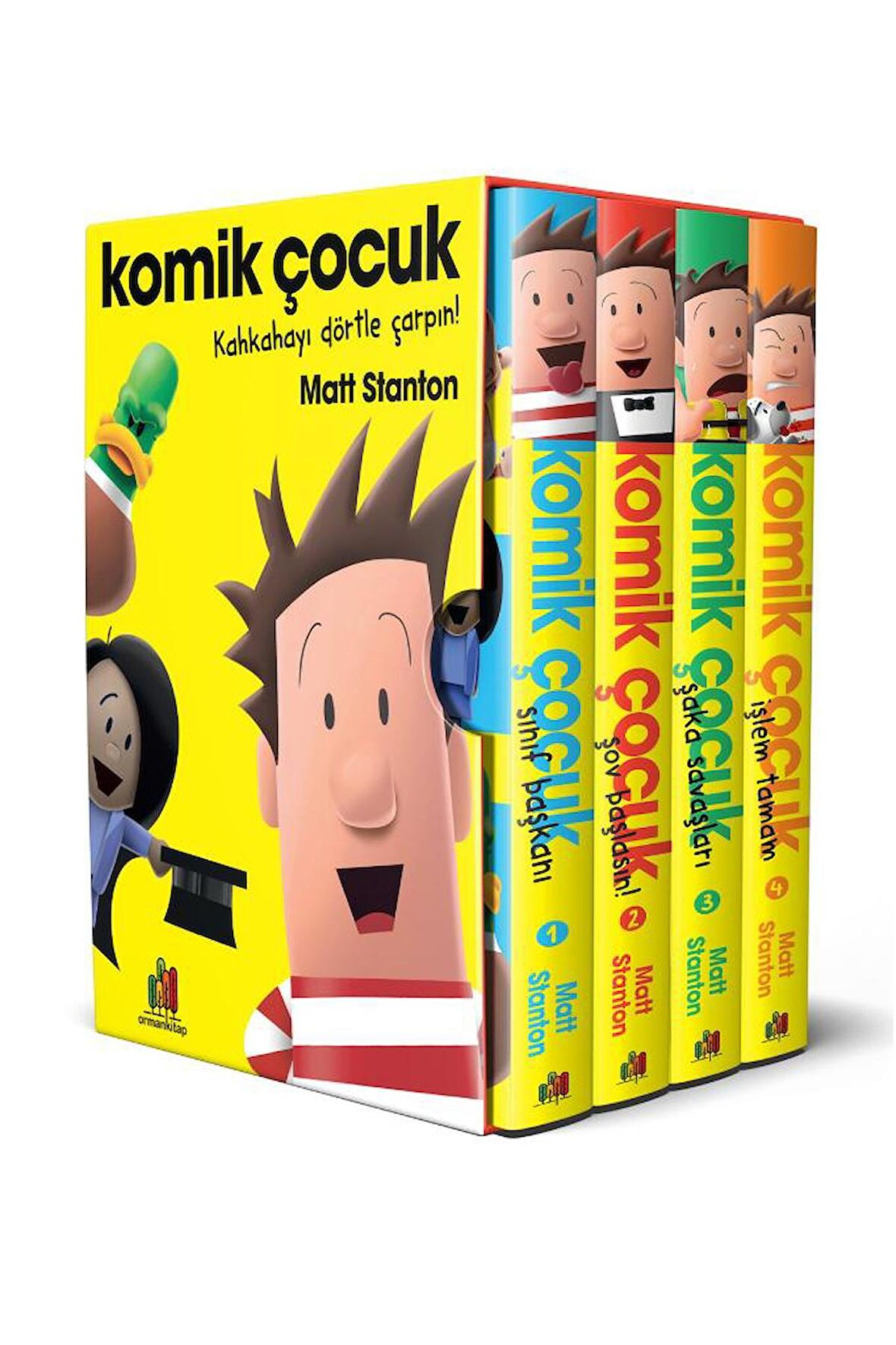 Komik Çocuk Seti - 4 Kitap Takım