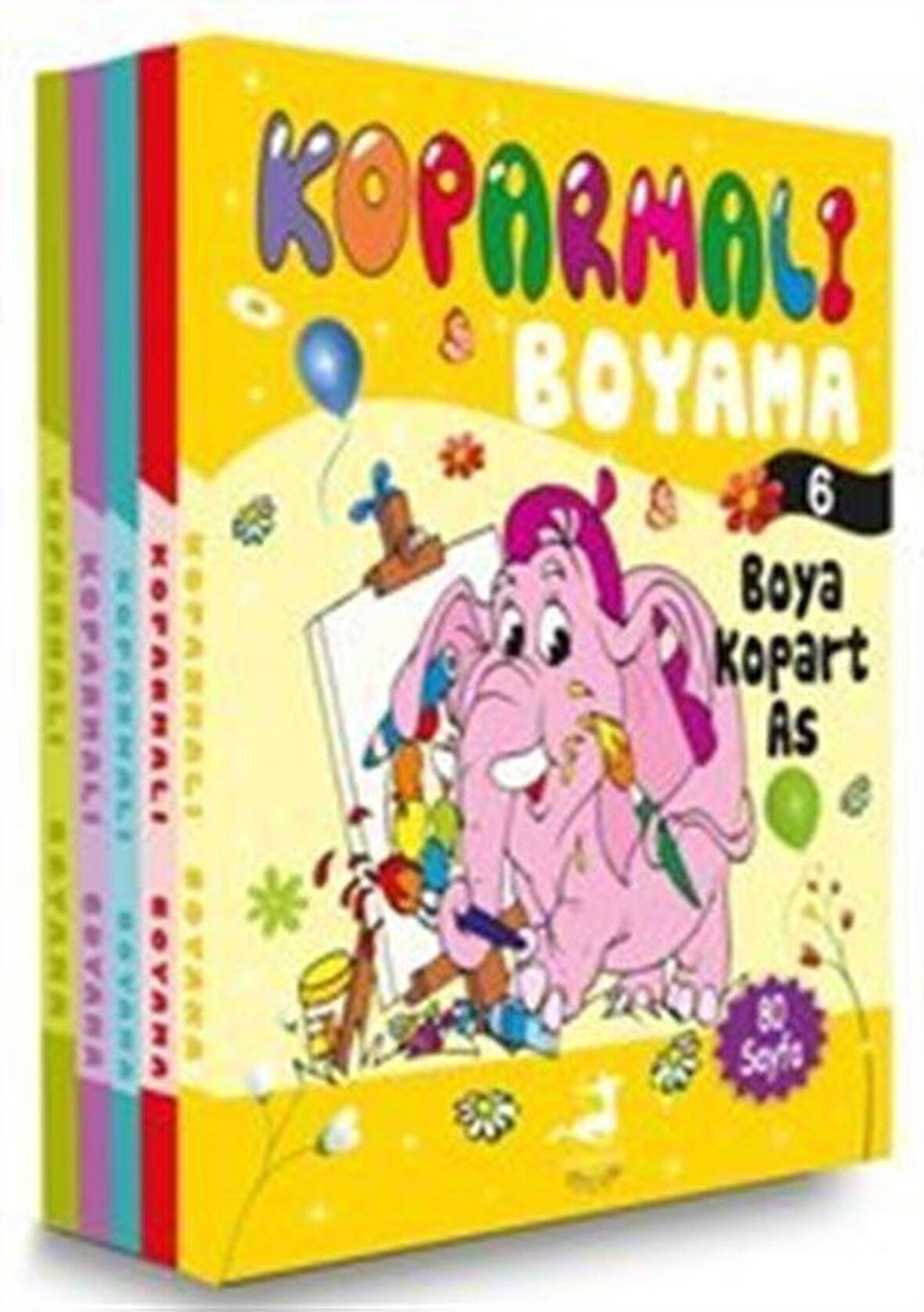 Koparmalı Boyama Set 2 (5 Kitap Takım)