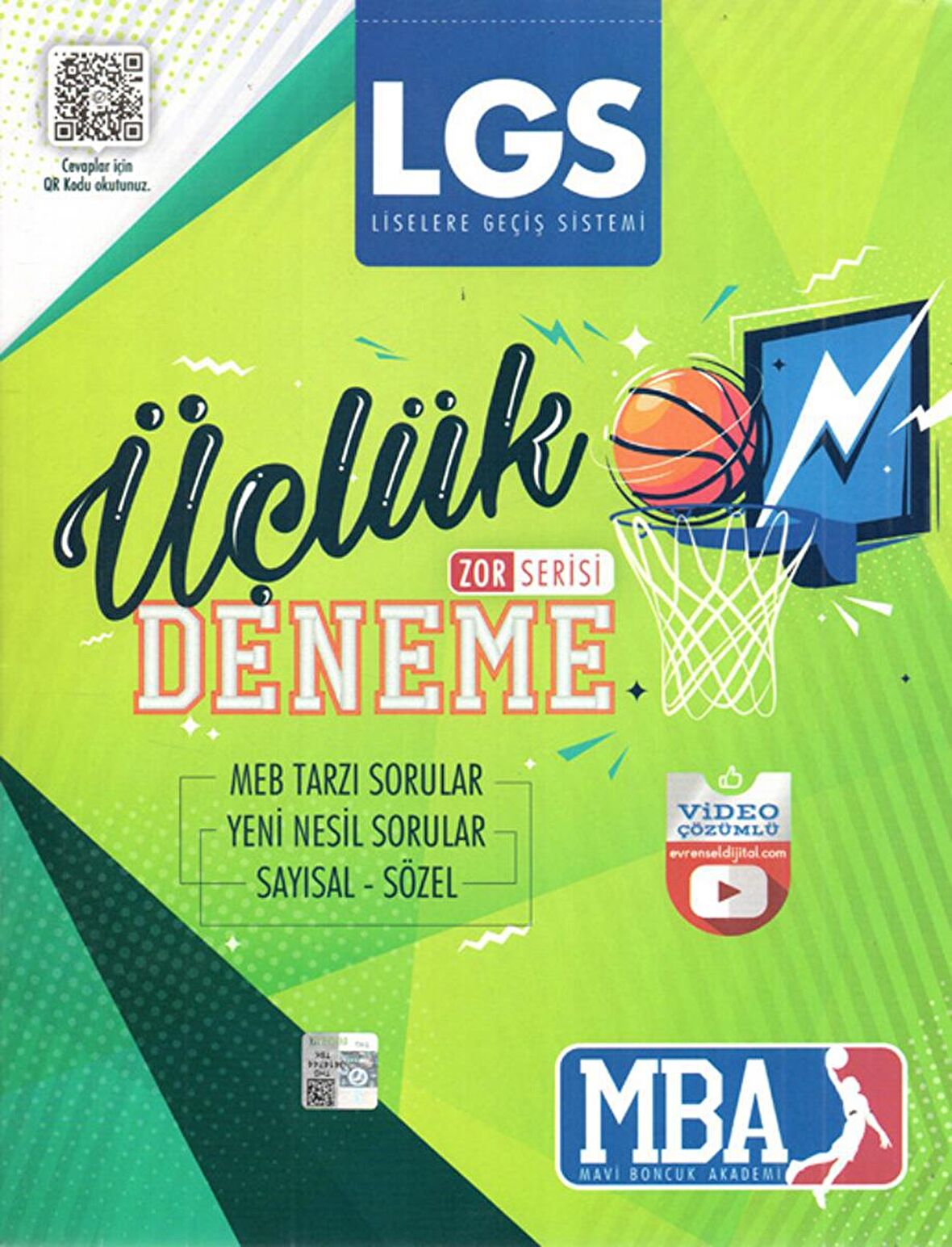 Evrensel İletişim 8.Sınıf LGS Video Çözümlü Üçlük Deneme (Zor Serisi)