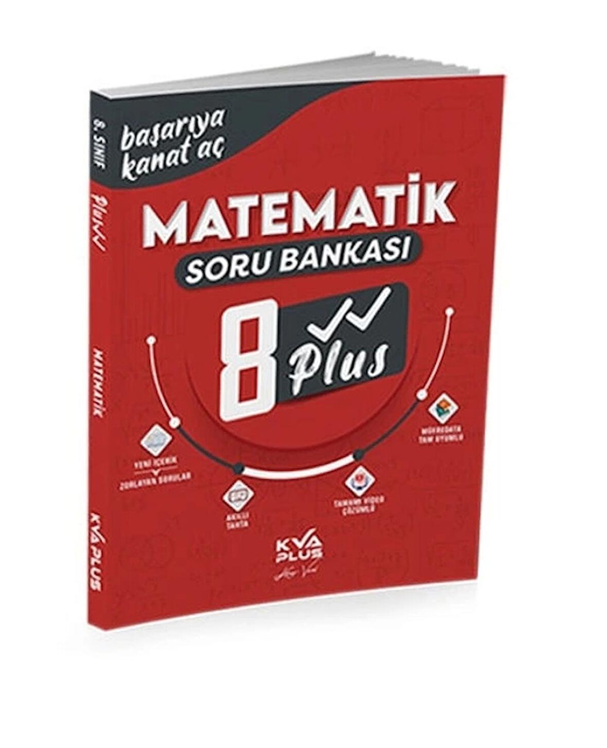 KVA Yayınları 8. Sınıf Plus Serisi Matematik Soru Bankası Yeni