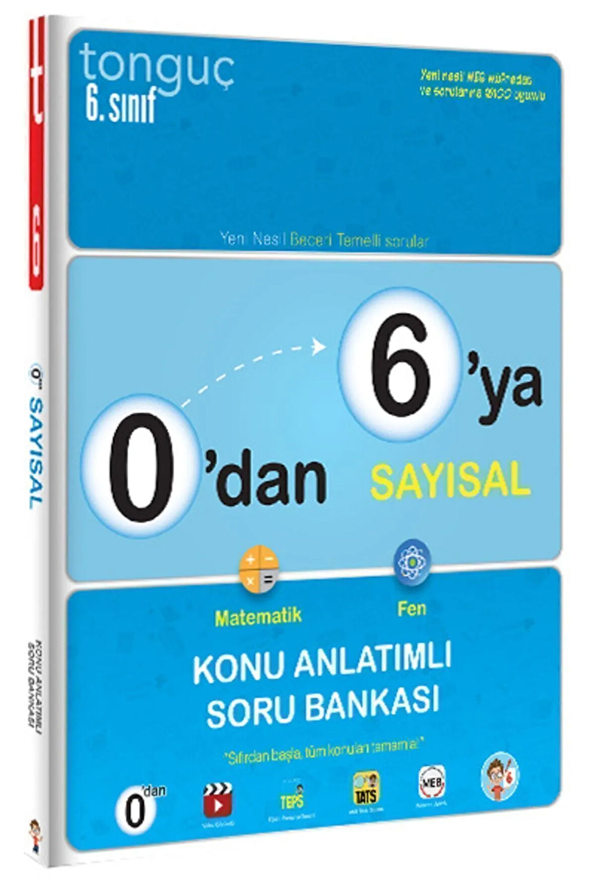 6. Sınıf 0'dan 6'ya Sayısal Konu Anlatımlı Soru Bankası