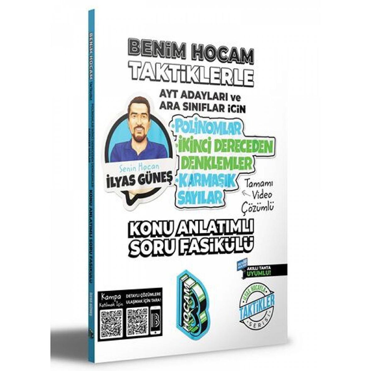 2024 AYT Adayları ve Ara Sınıflar İçin Taktiklerle Polinomlar - İkinci Dereceden Denklemler - Karmaşık Sayılar Konu Anlatımlı Soru Fasikülü