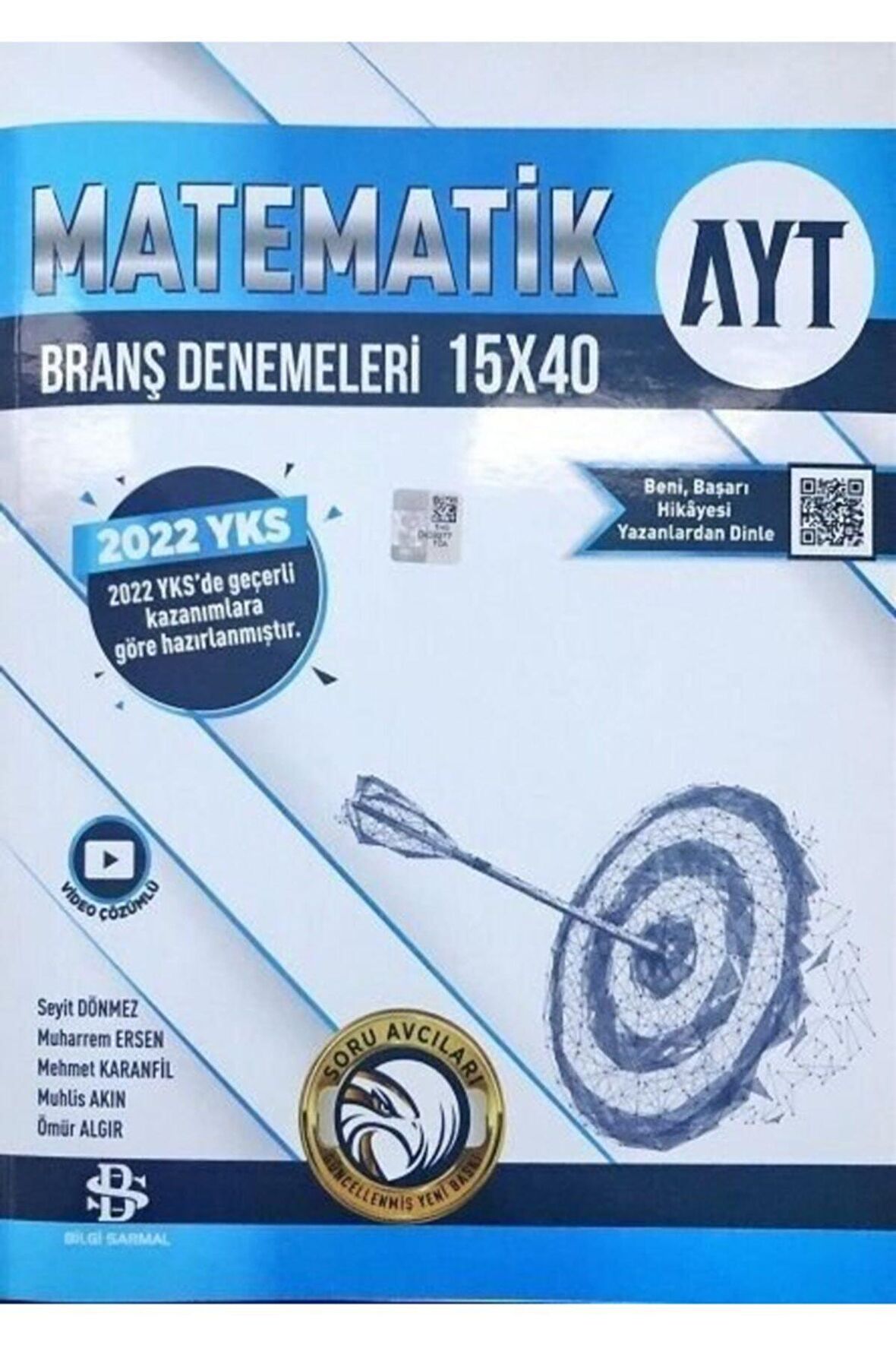 Bilgi Sarmal Ayt Matematik 15 X 40 Branş Denemeleri