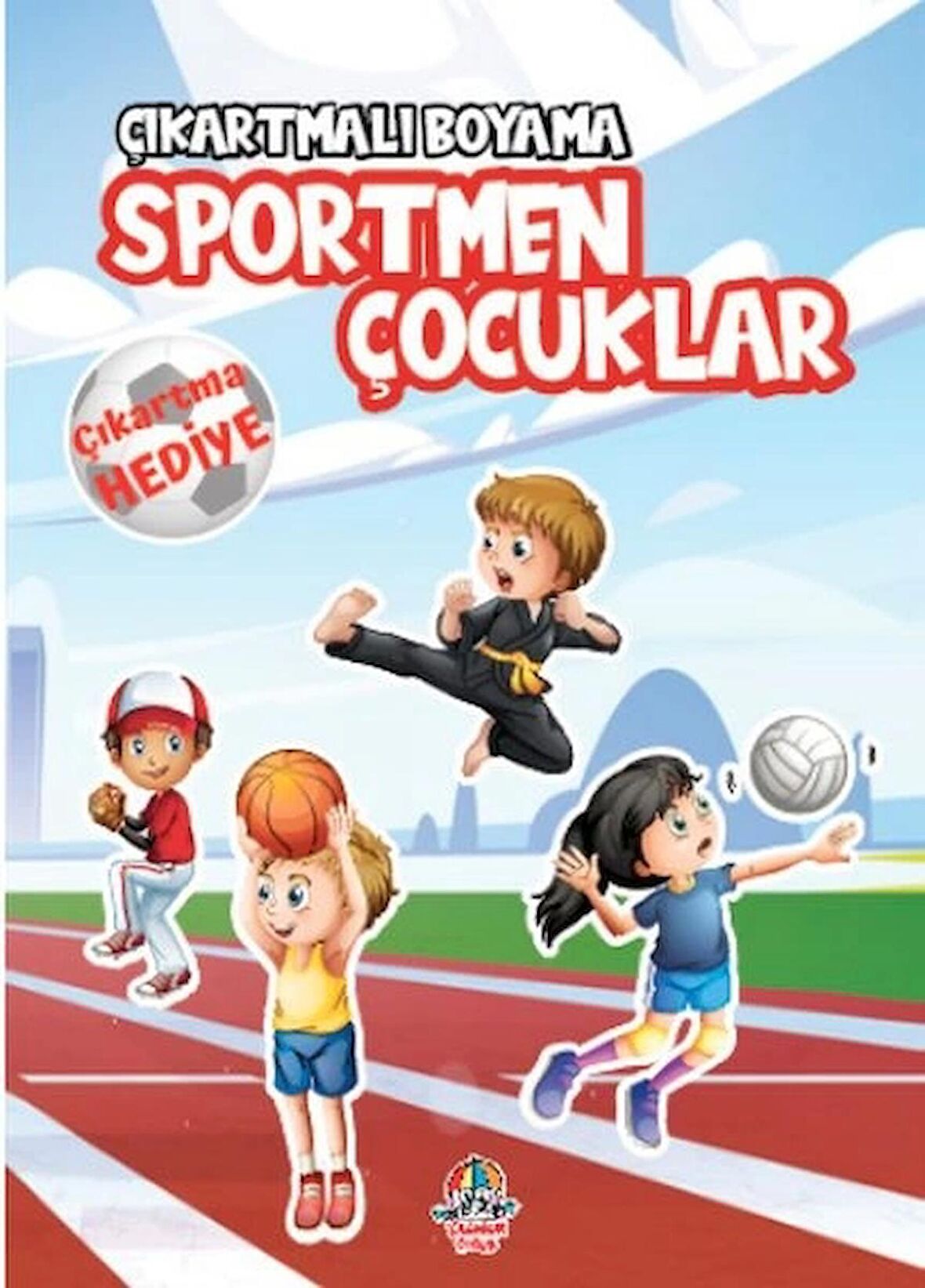 Çıkartmalı Boyama - Sportmen Çocuklar