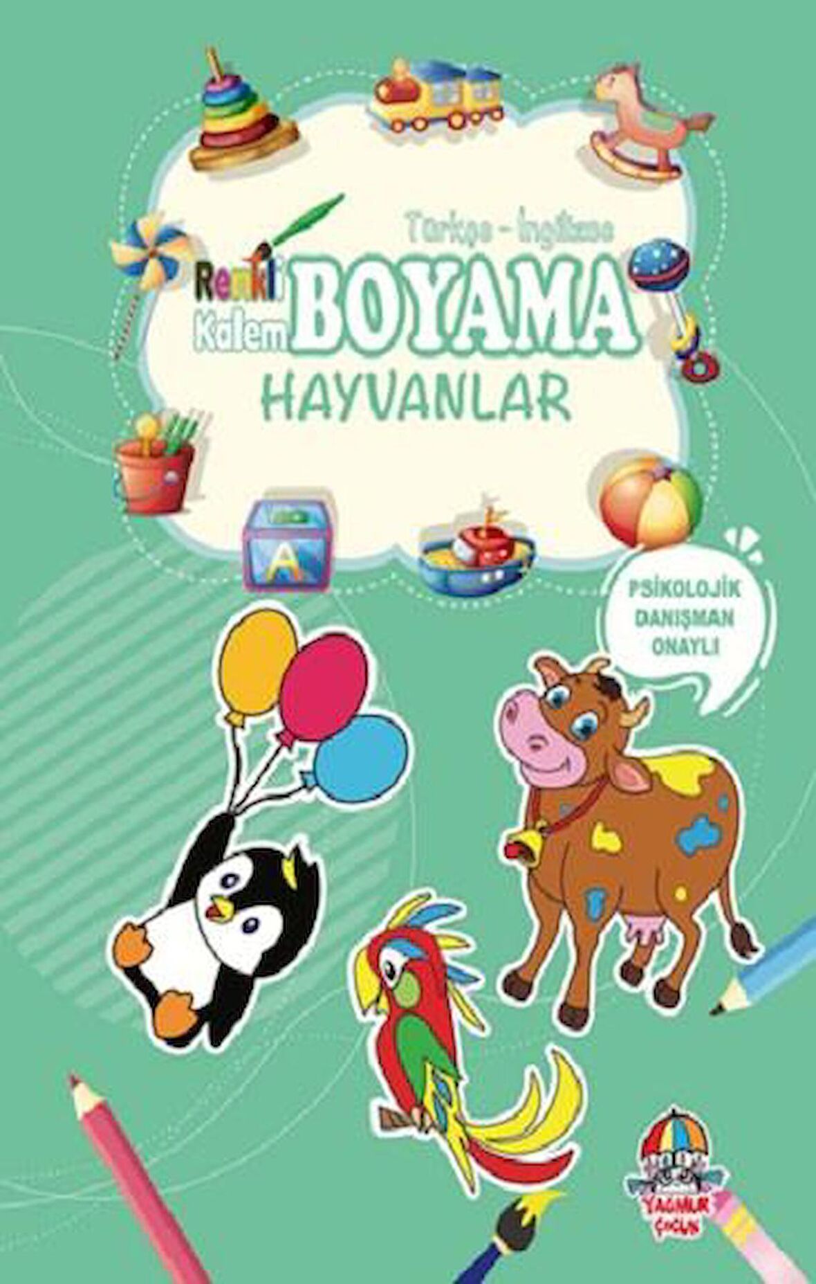 Hayvanlar - Renkli Kalem Boyama