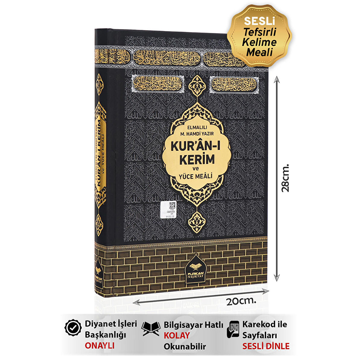 FURKAN 14985 MEAL RAHLE BOY SIVAMA CİLT KABE BASKI