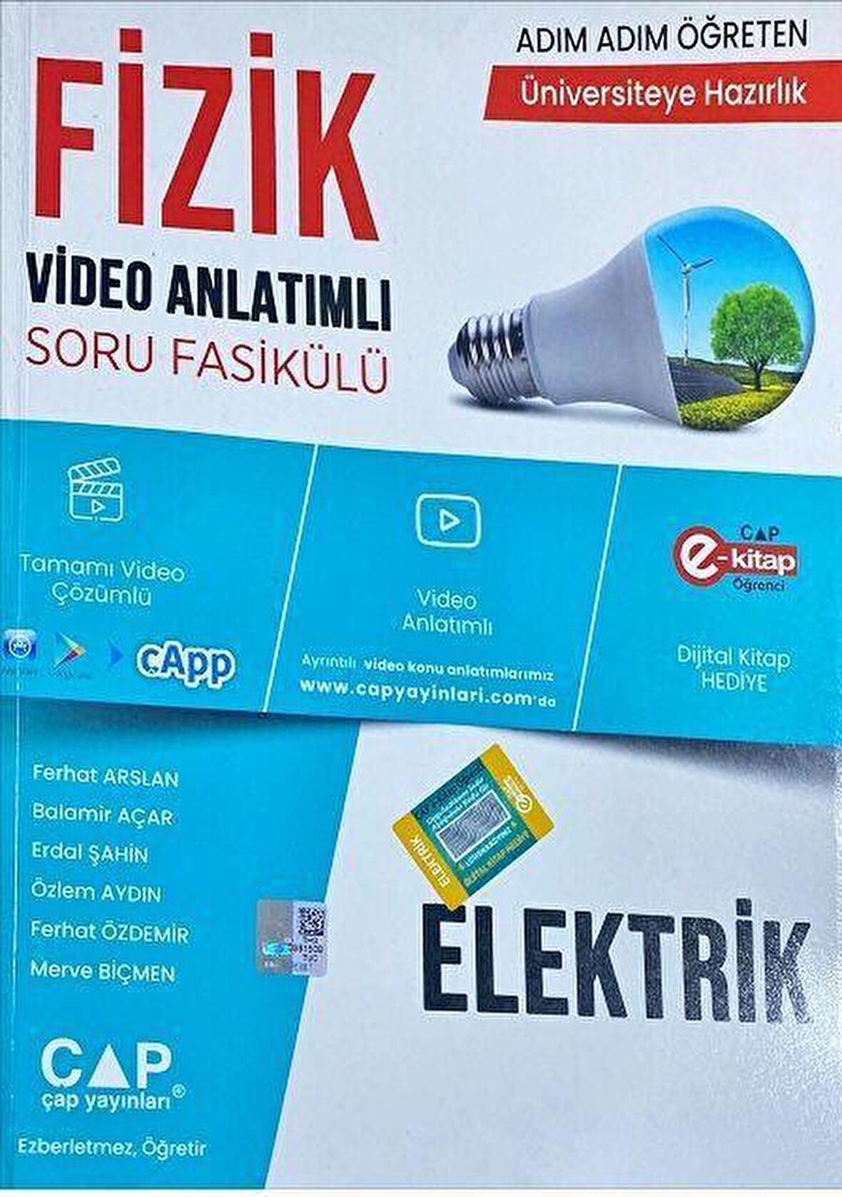 YKS TYT AYT Üniversite Hazırlık Elektrik Konu Anlatımlı Soru Bankası Video Çözümlü