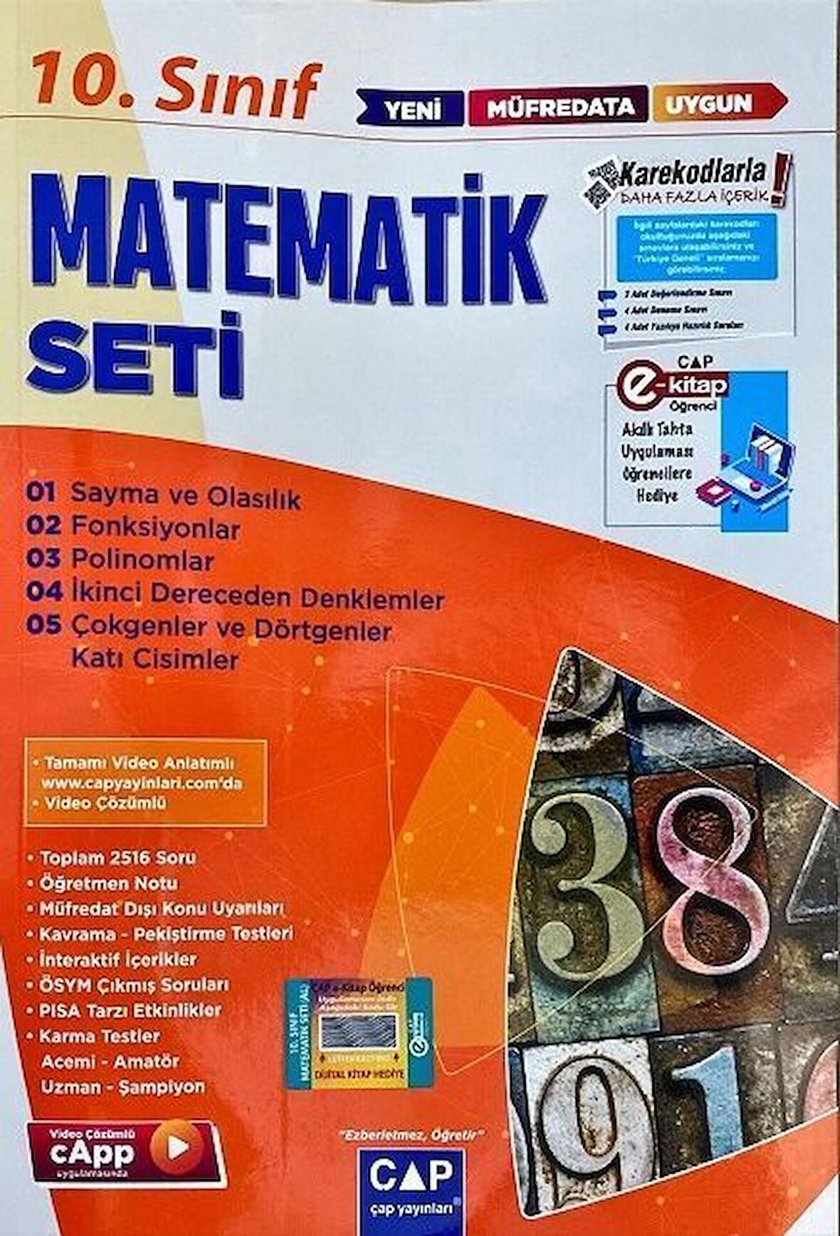 10. Sınıf Anadolu Lisesi Matematik Seti