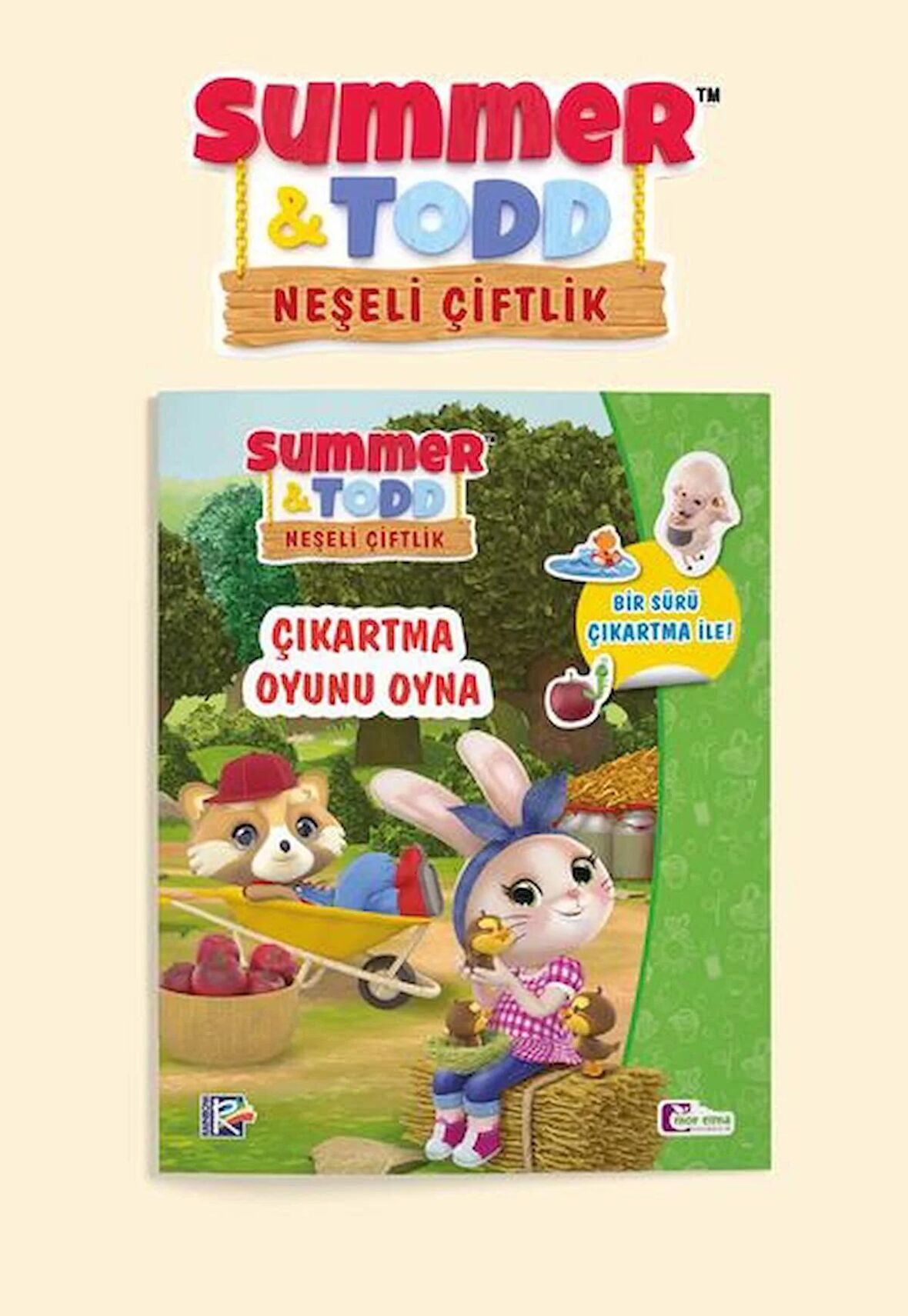 Summer, Todd Neşeli Çiftlik ÇIKARTMA OYUNU OYNA Mor Elma Yayıncılık