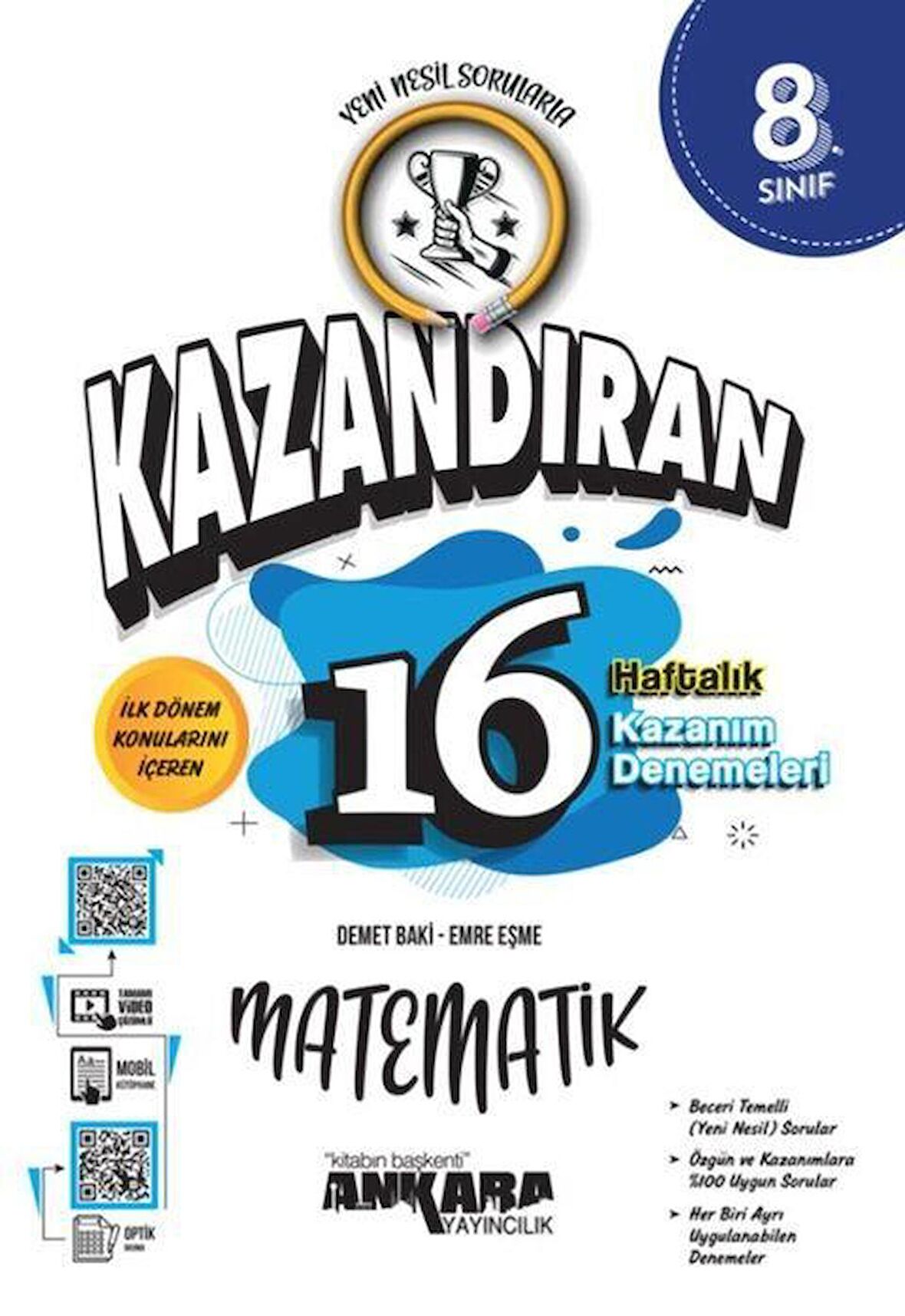 LGS Kazandıran 16 Haftalık Matematik Kazanım Denemeleri