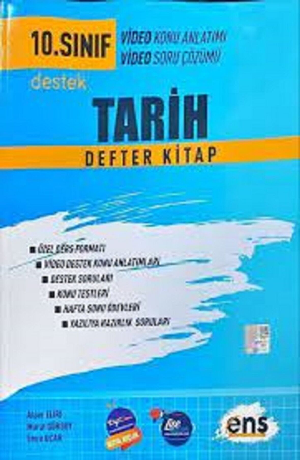 10. Sınıf Tarih Destek Defter Kitap