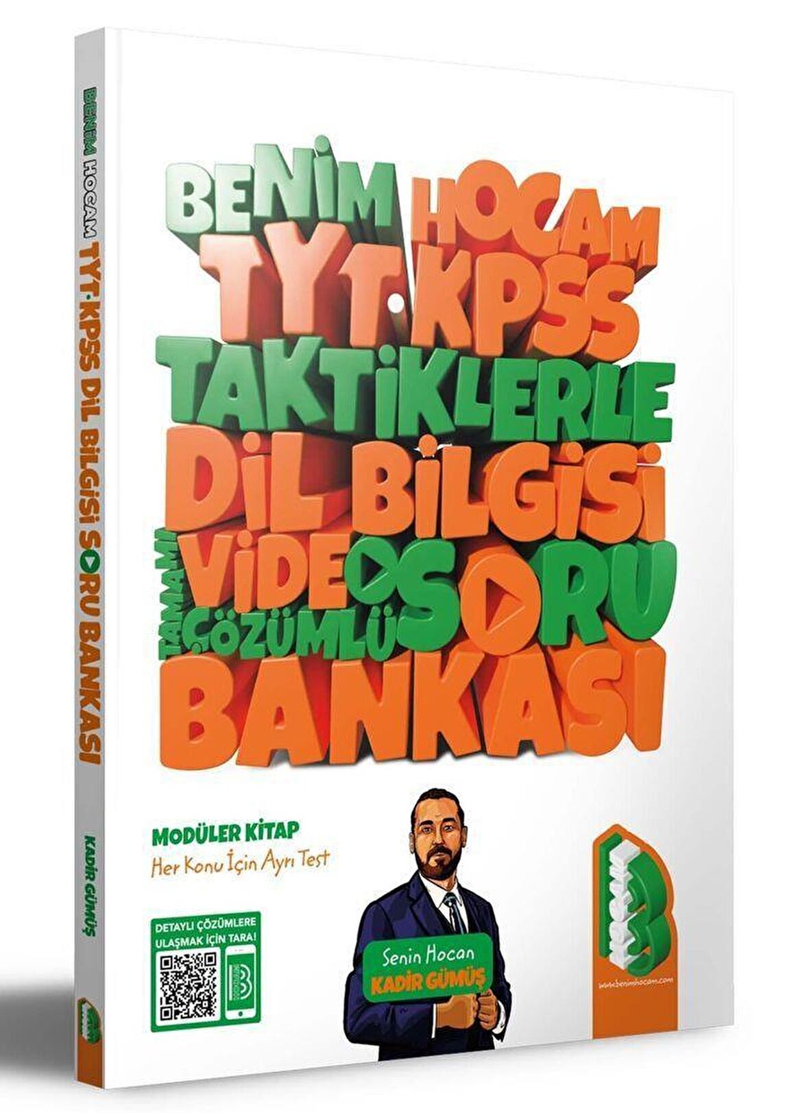 TYT - KPSS Taktiklerle Dil Bilgisi Tamamı Video Çözümlü Soru Bankası