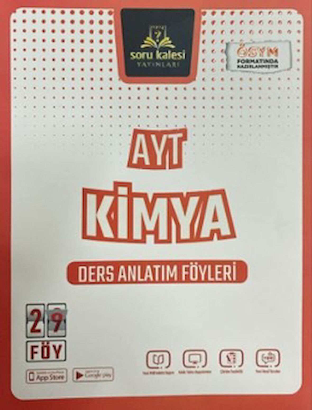 AYT Kimya Ders Anlatım Föyleri