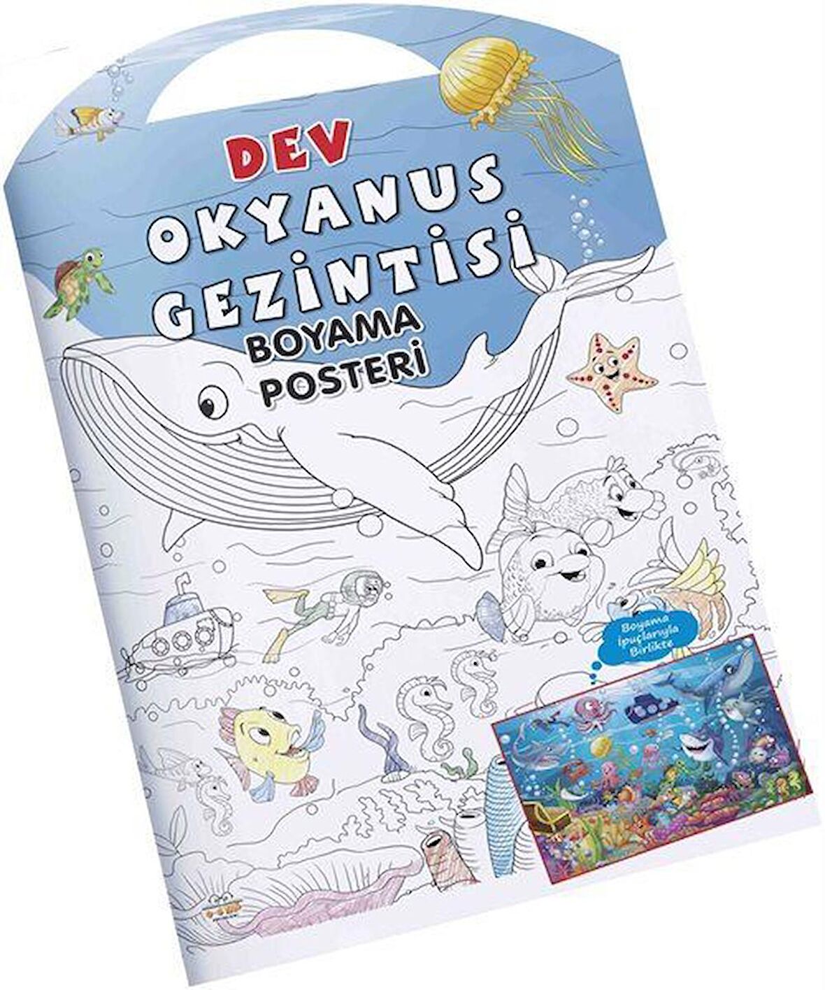 Okyanus Gezintisi Dev Boyama Posteri