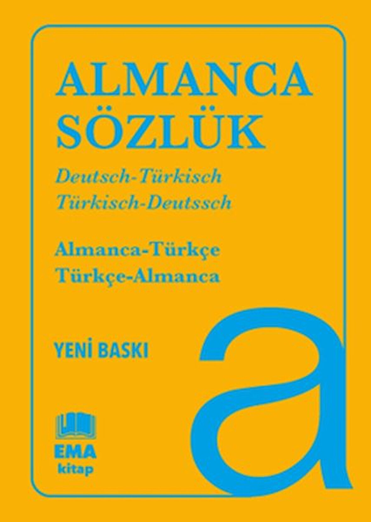 Kitap: Almanca Sözlük - Almanca-Türkçe /Türkçe-Almanca