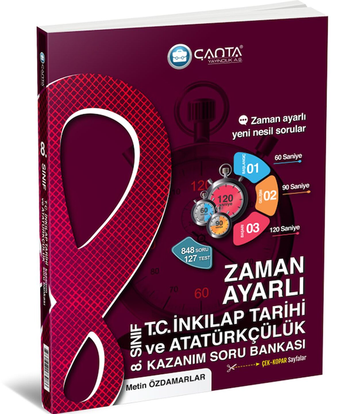 Çanta 8.Sınıf LGS İnkılap Tarihi Zaman Ayarlı Kazanım Soru Bankası