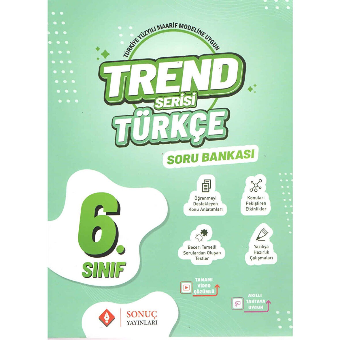 Sonuç Yayınları Trend Serisi 6. Sınıf Türkçe Soru Bankası