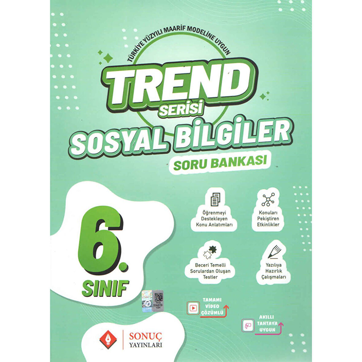 Sonuç Yayınları Trend Serisi 6. Sınıf Sosyal Bilgiler Soru Bankası