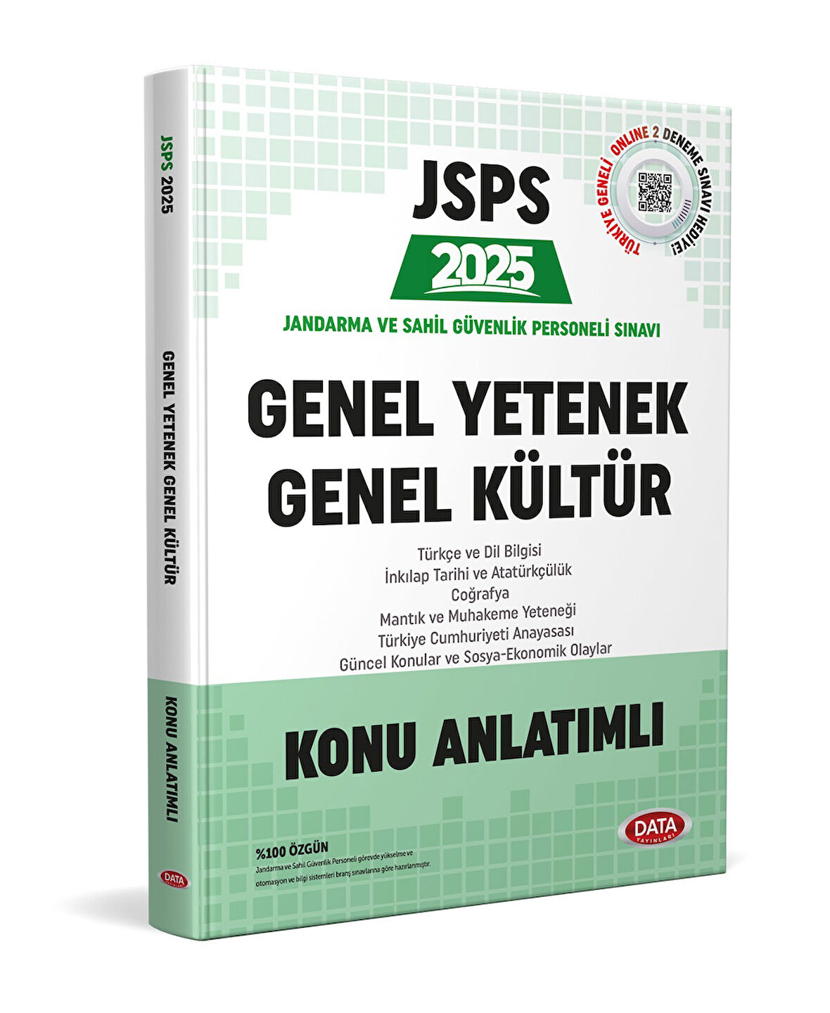 Data 2025 JSPS Jandarma ve Sahil Güvenlik Genel Yetenek Genel Kültür Konu Anlatımlı Hazırlık Kitabı
