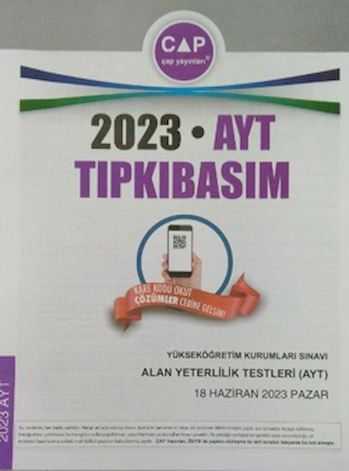 AYT Tıpkı Basım 2023