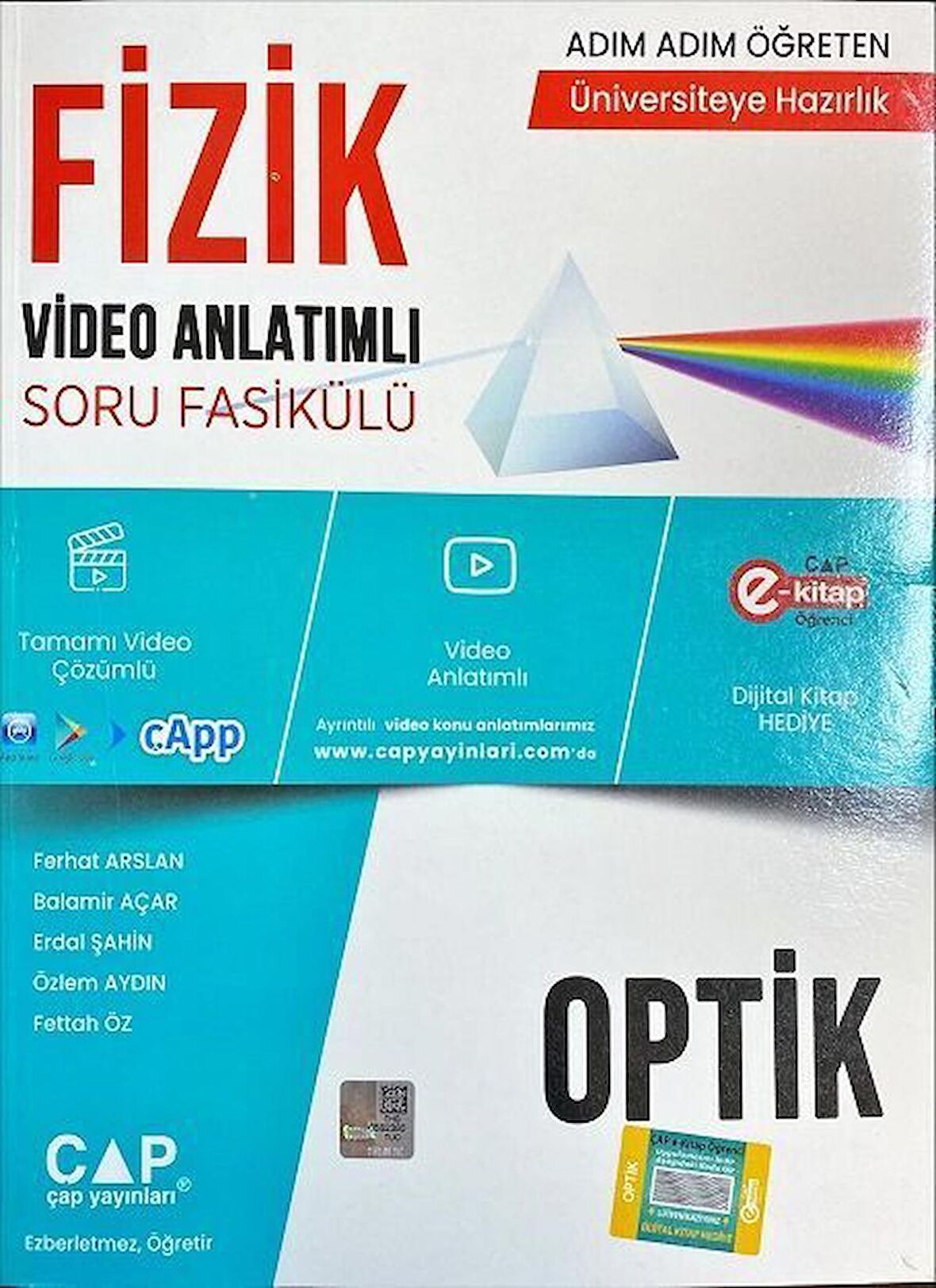 Çap Fizik Optik Konu Anlatımlı Soru Bankası - çap optik