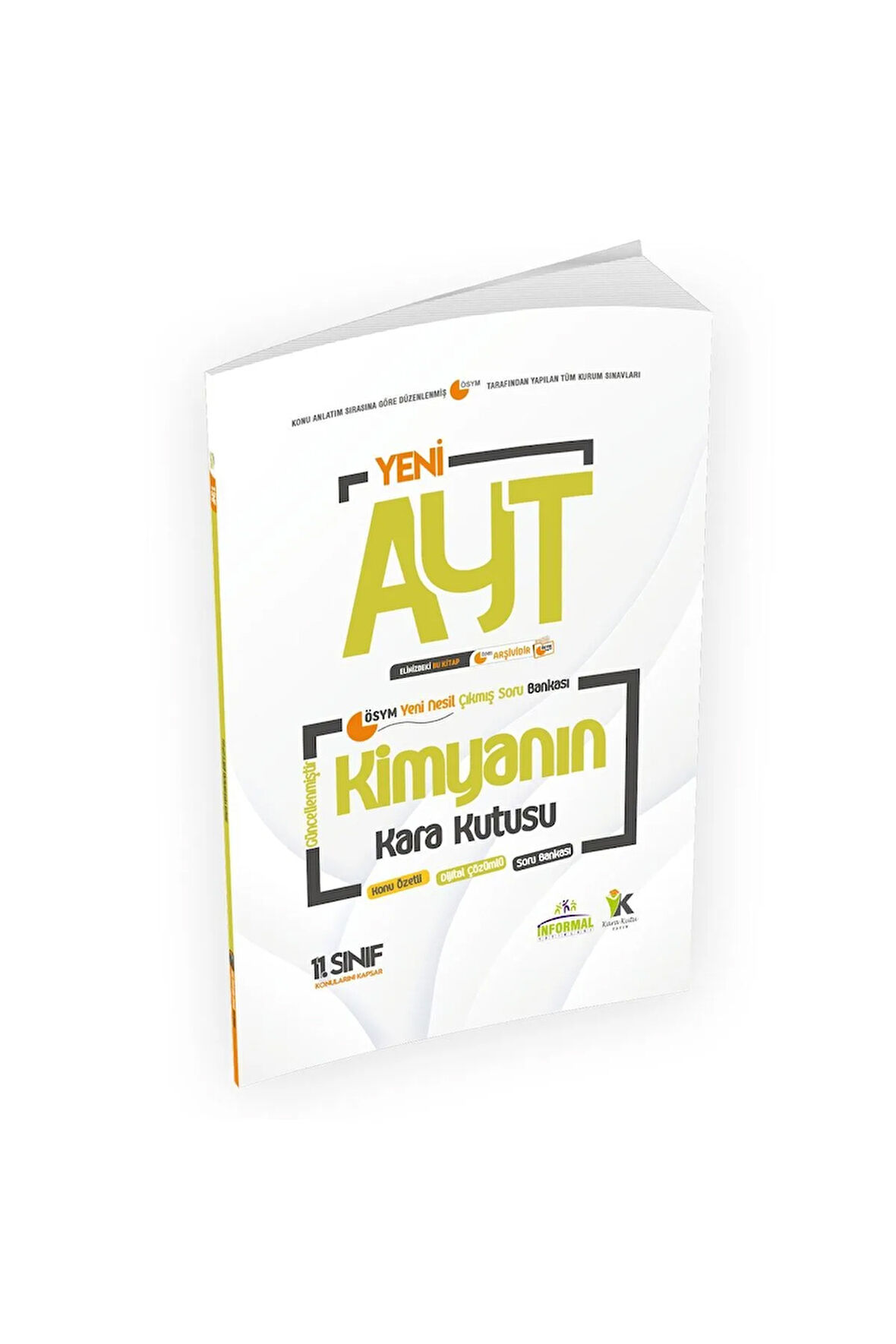 Ayt Kimyanın Kara Kutusu 3.kitap Konu Ö. Dijital Çözümlü Soru Bankası (11.sınıf Ayt Konuları)