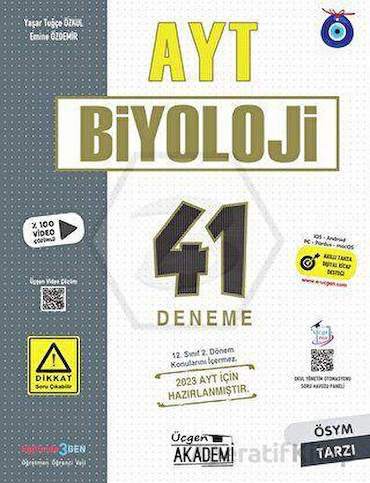 Ayt Biyoloji - 41 Deneme 1.Dönem - Üçgen Akademi