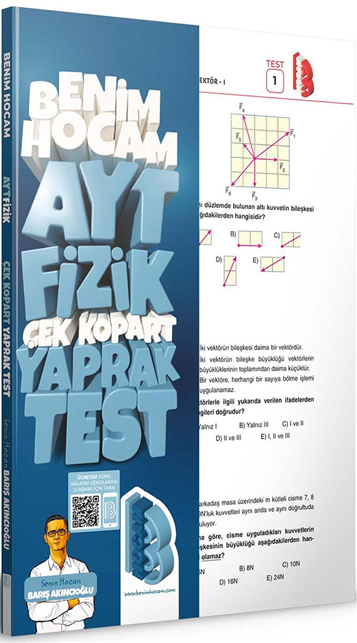 2023 AYT Fizik Çek Kopar Yaprak Test