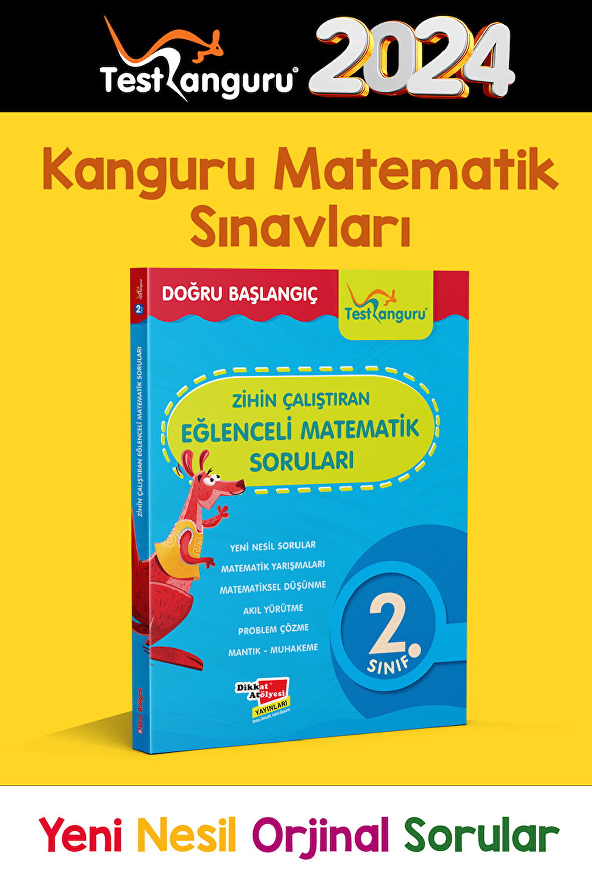 2. Sınıf Zihin Çalıştıran Eğlenceli Kanguru Matematik Soruları