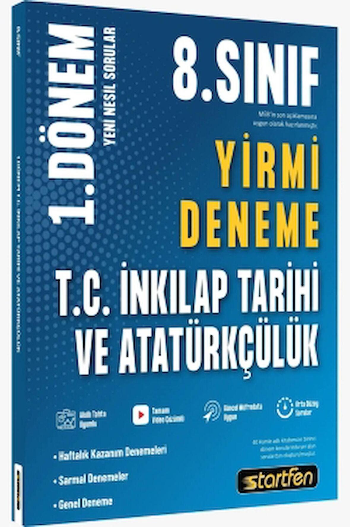 8. Sınıf 1. Dönem T.C. İnkılap Tarihi ve Atatürkçülük Yirmi Deneme