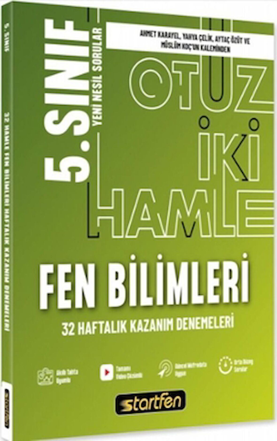 5. Sınıf Fen Bilimleri 32 Haftalık Kazanım Denemeleri